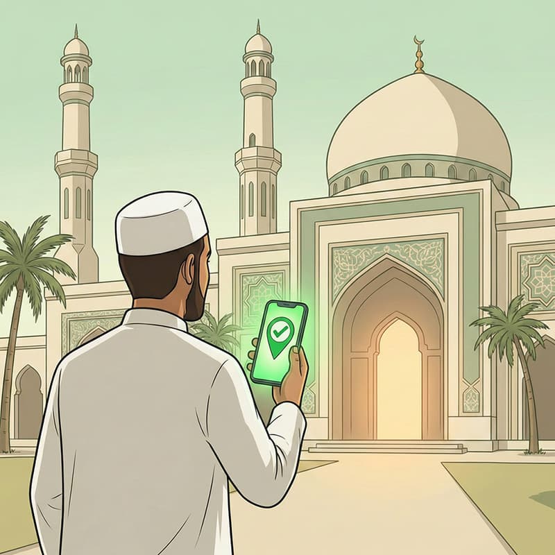 Mosque location verification tutorial